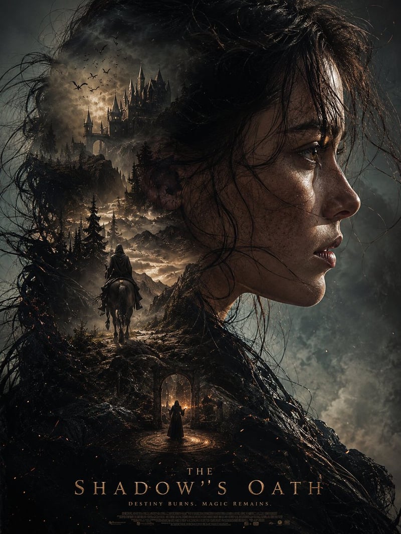 This ultra-cinematic dark fantasy poster is automati...