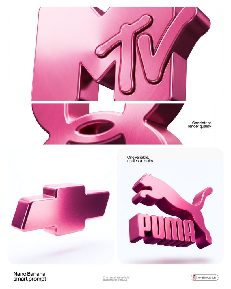 [BRAND NAME]. Act as a 3D Product