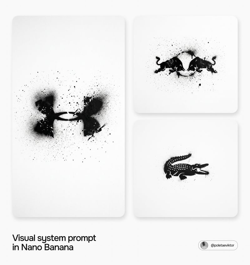 Spray stencil logo in [Brand Name]