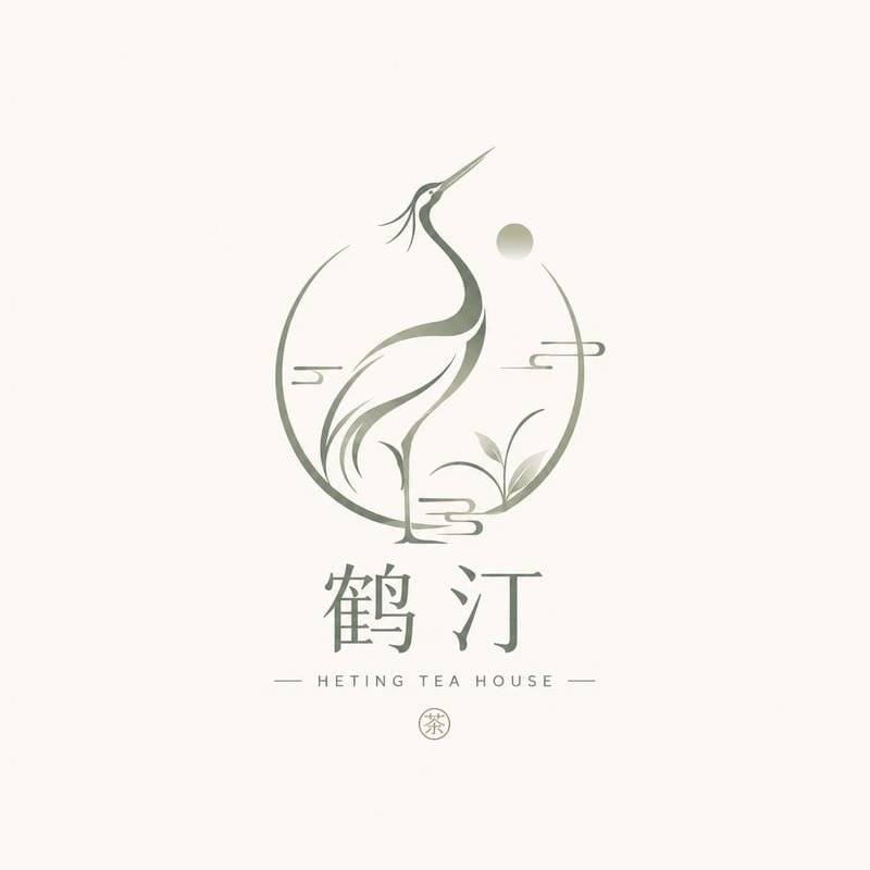 请根据用户输入的信息设计一个高完成度的「优雅动物徽记型 Logo / Elegant Animal Em...
