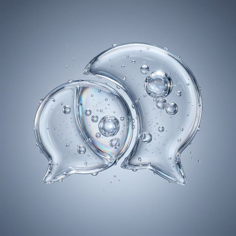 Transform [LOGO NAME] into a premium water-bubble