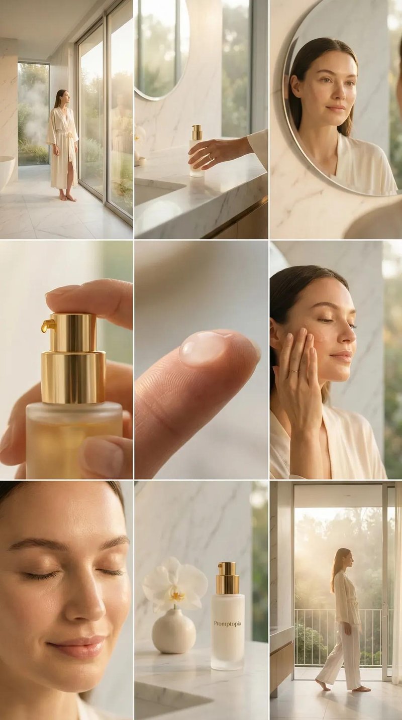 Commercial high-end AI visual prompt for Ecommerce