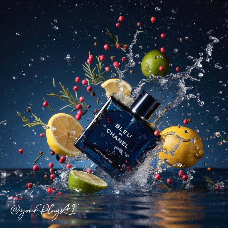 Create a hyper-realistic cinematic luxury perfume pr...