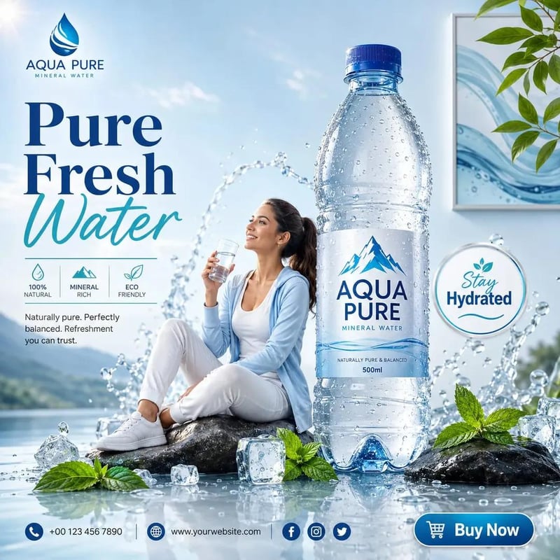 Create a creative commercial advertising poster for
