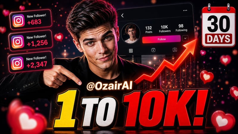 A highly detailed YouTube thumbnail with a
